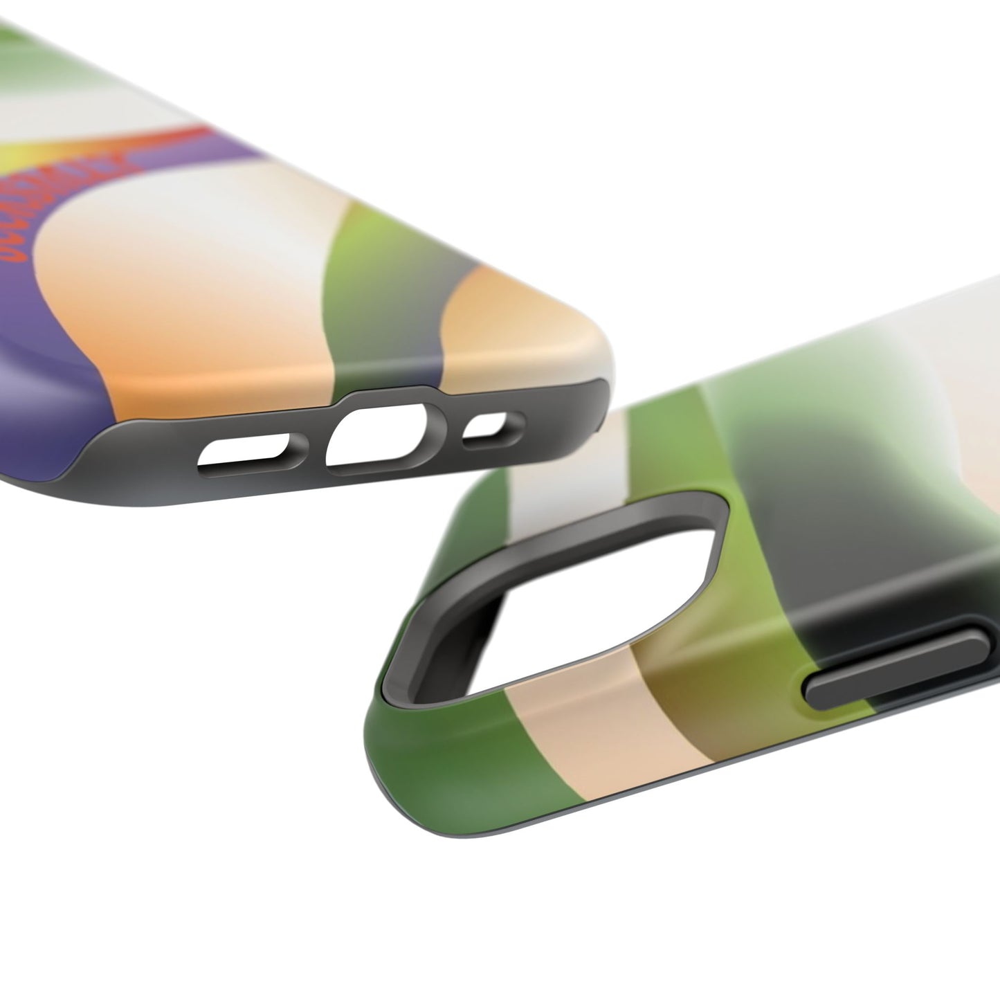 Green Waves Phone Case for Apple