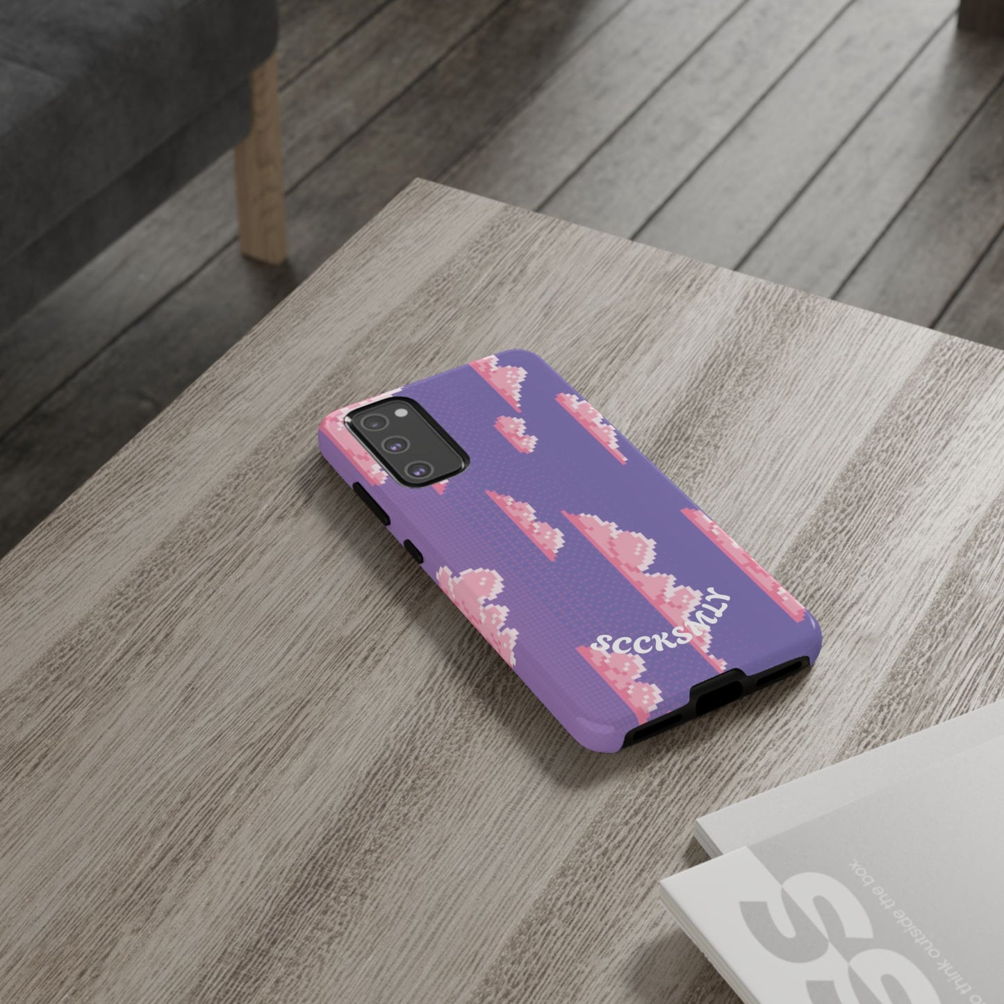 Purple Cotton Candy Sky Tough Phone Case for Samsung