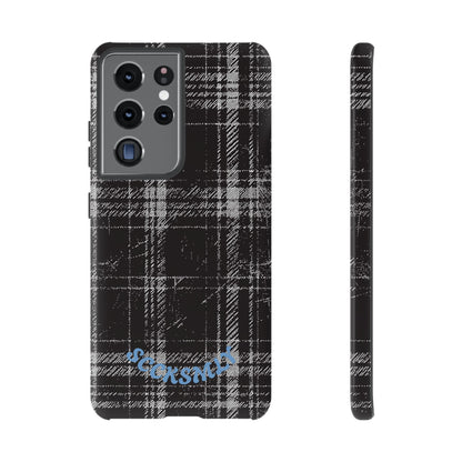 Smoky Grungy Plaid Phone Case for Samsung