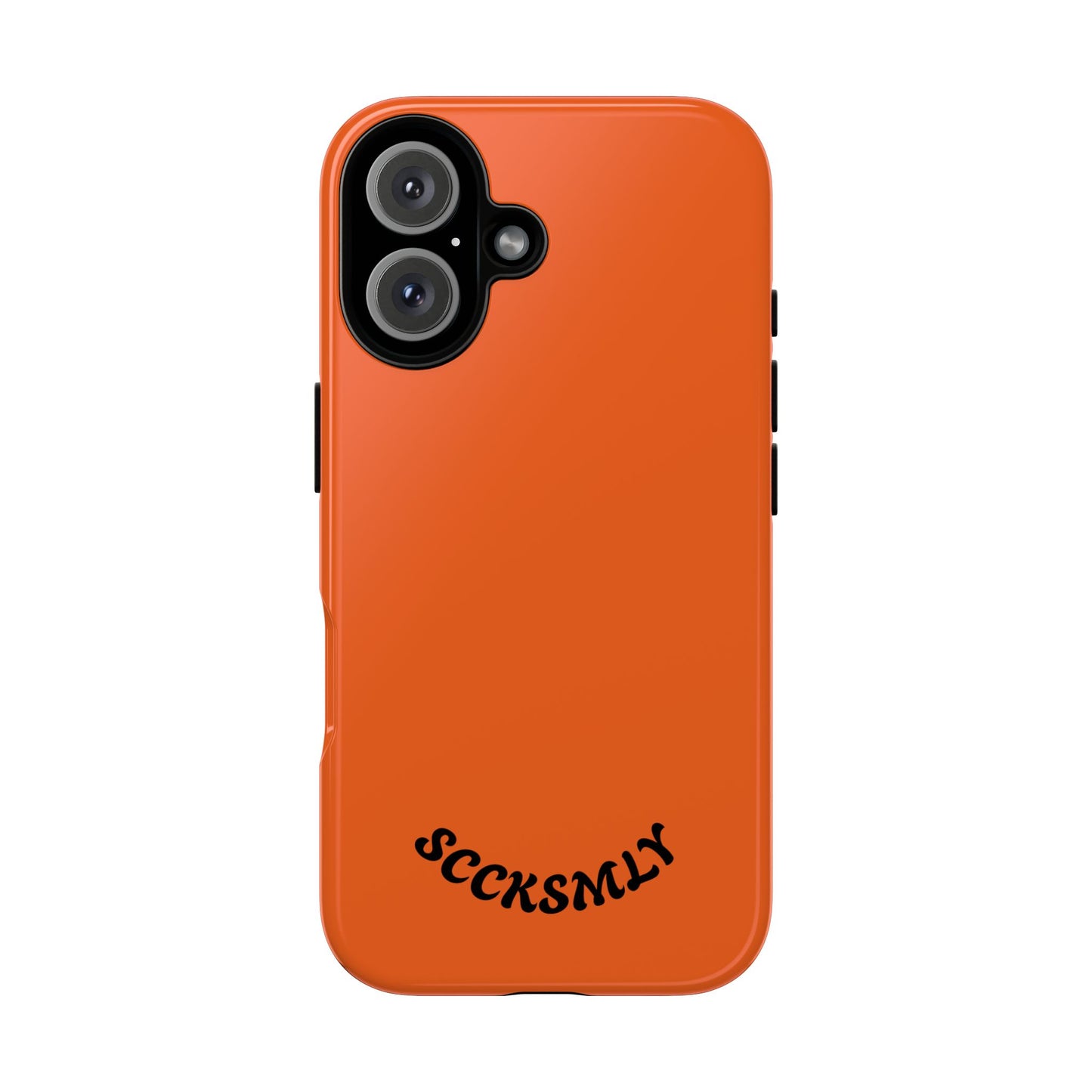 SOLID Tangerine Tough Case for Apple