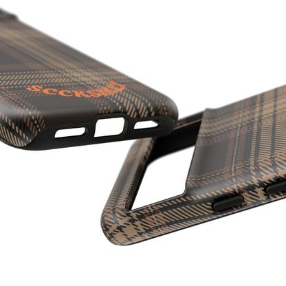 Brown Bread Plaid Tough Phone Case for Google Pixel