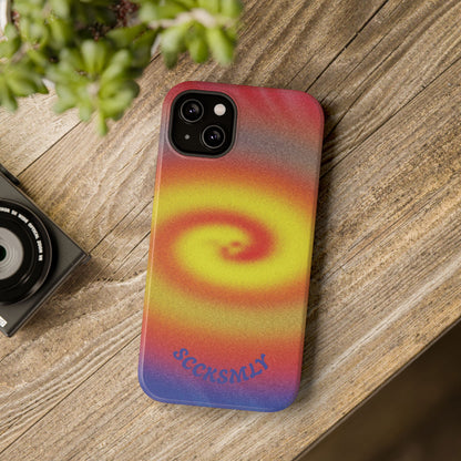Toxic Spiral Tough Phone Case for Apple