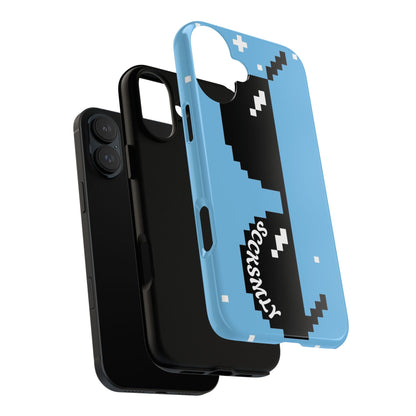 Pixel Glass Tough Phone Case for Apple