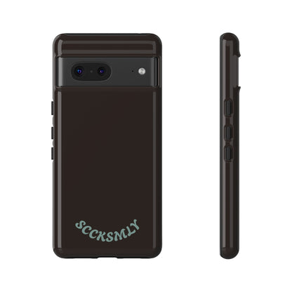 SOLID Espresso Mint Tough Phone Case for Google Pixel