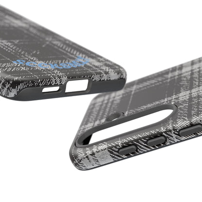 Smoky Grungy Plaid Phone Case for Samsung
