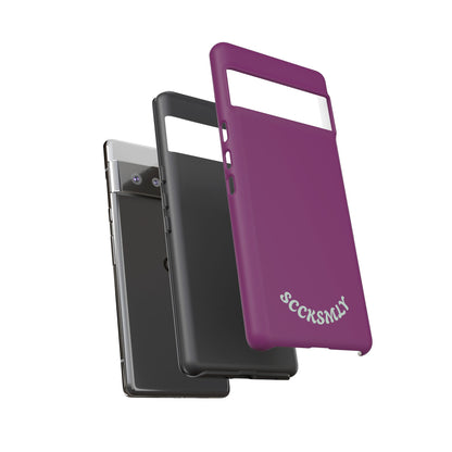 SOLID Amethyst Matte Tough Phone Case for Google Pixel