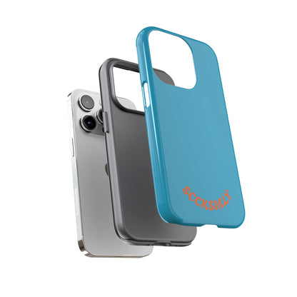 SOLID Blue Spook Tough Case for Apple