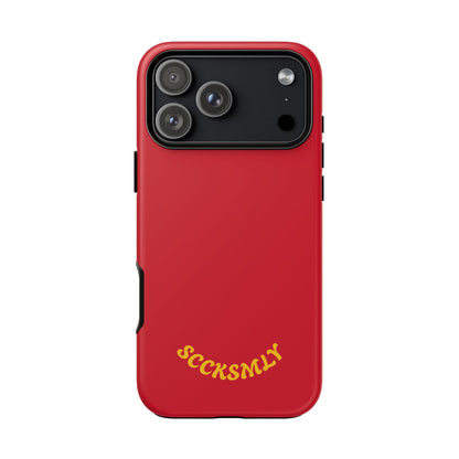 SOLID Calm Cherry Tough Case for Apple