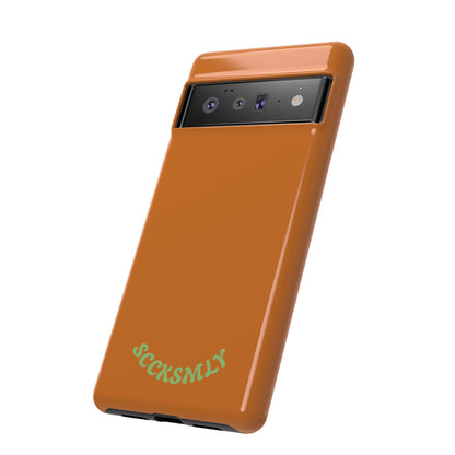 SOLID Terracotta Coal Tough Case for Google Pixel