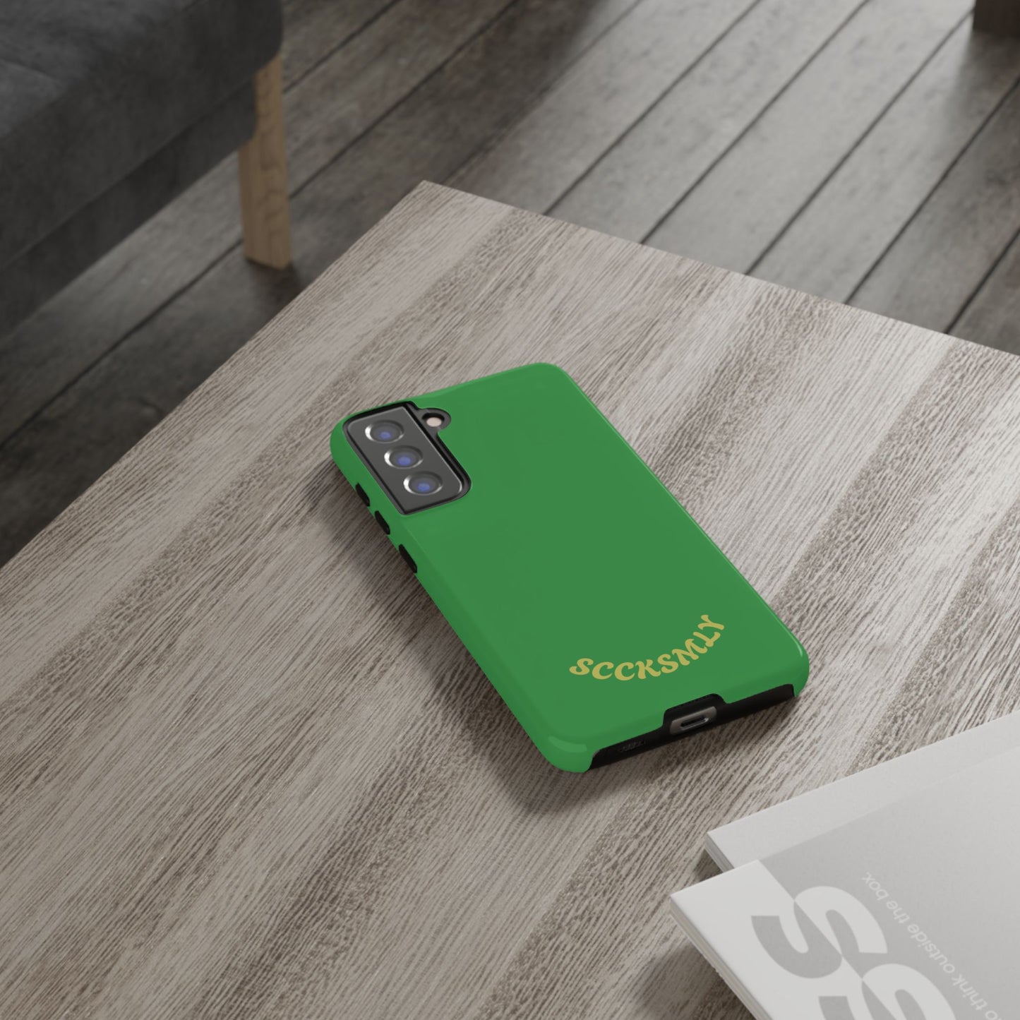 SOLID Green Grin Tough Case for Samsung