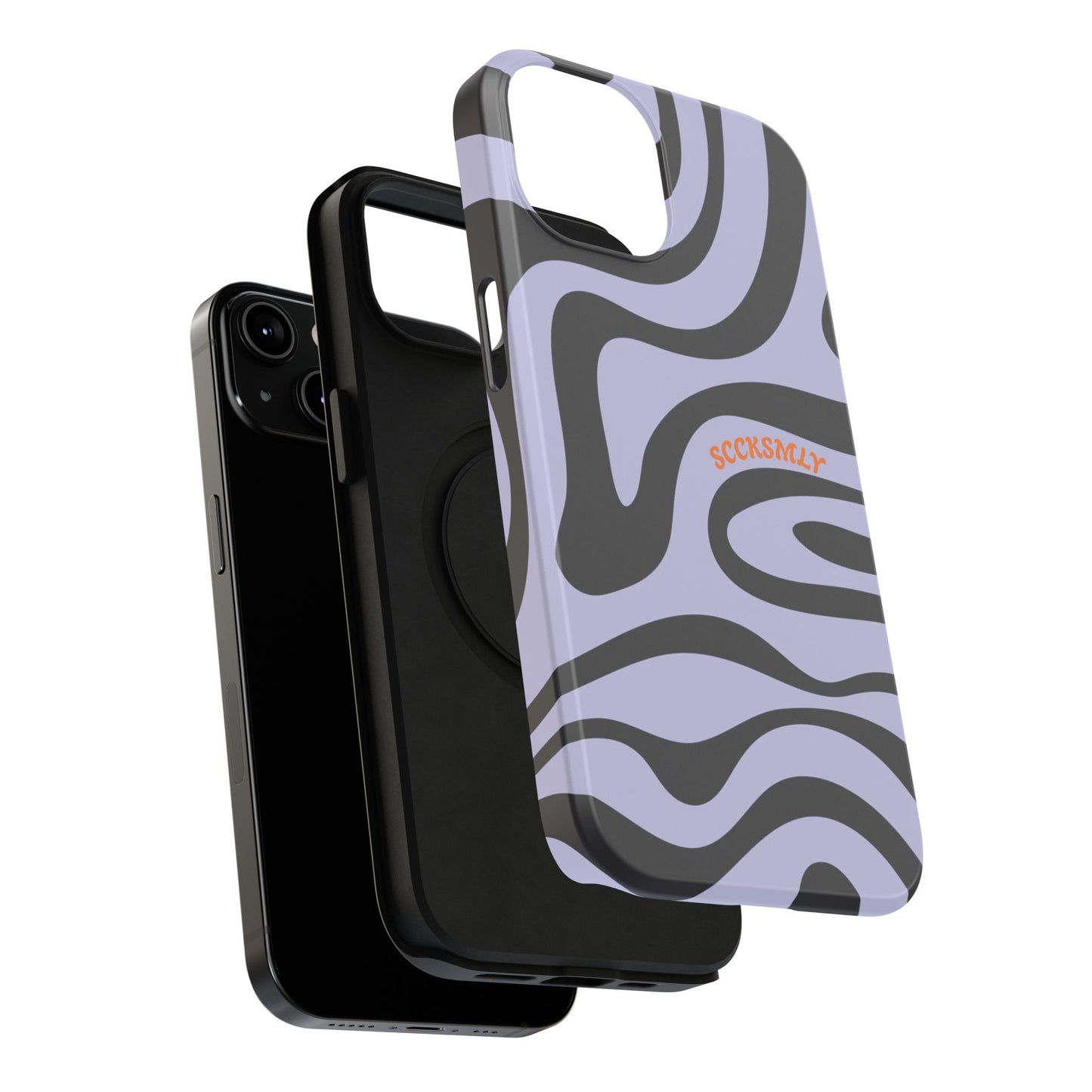Purple Swirl Phone Case for Apple