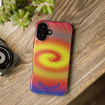 Toxic Spiral Tough Phone Case for Apple