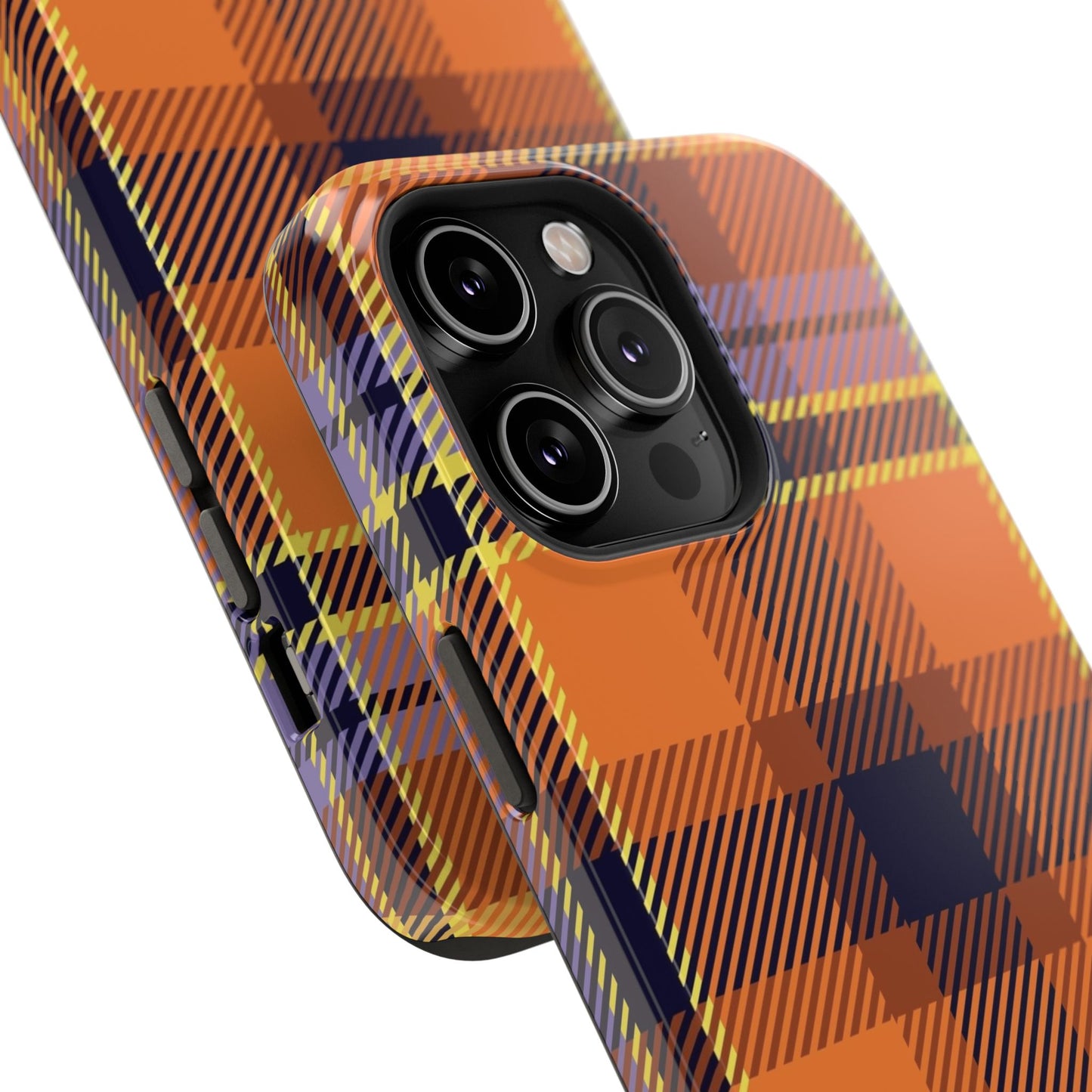 Orange Sickle Plaid  Phone Case for Apple