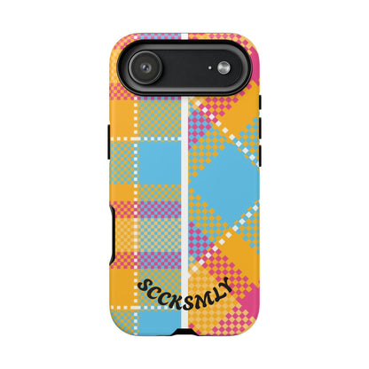 Pattern Punch Phone Case for Apple