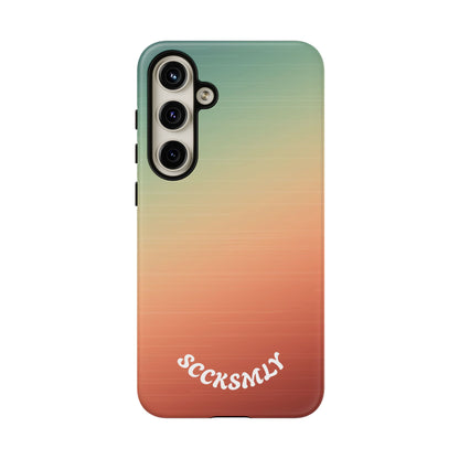 Warm Ombré Tough Phone Case for Samsung