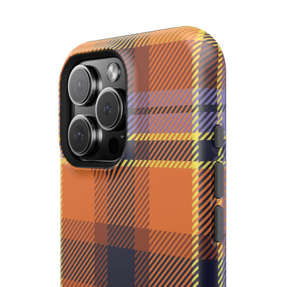 Orange Sickle Plaid  Phone Case for Apple