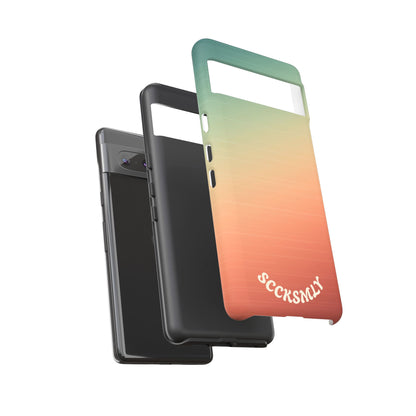 Warm Ombré Tough Phone Case for Google Pixel