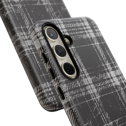 Smoky Grungy Plaid Phone Case for Samsung