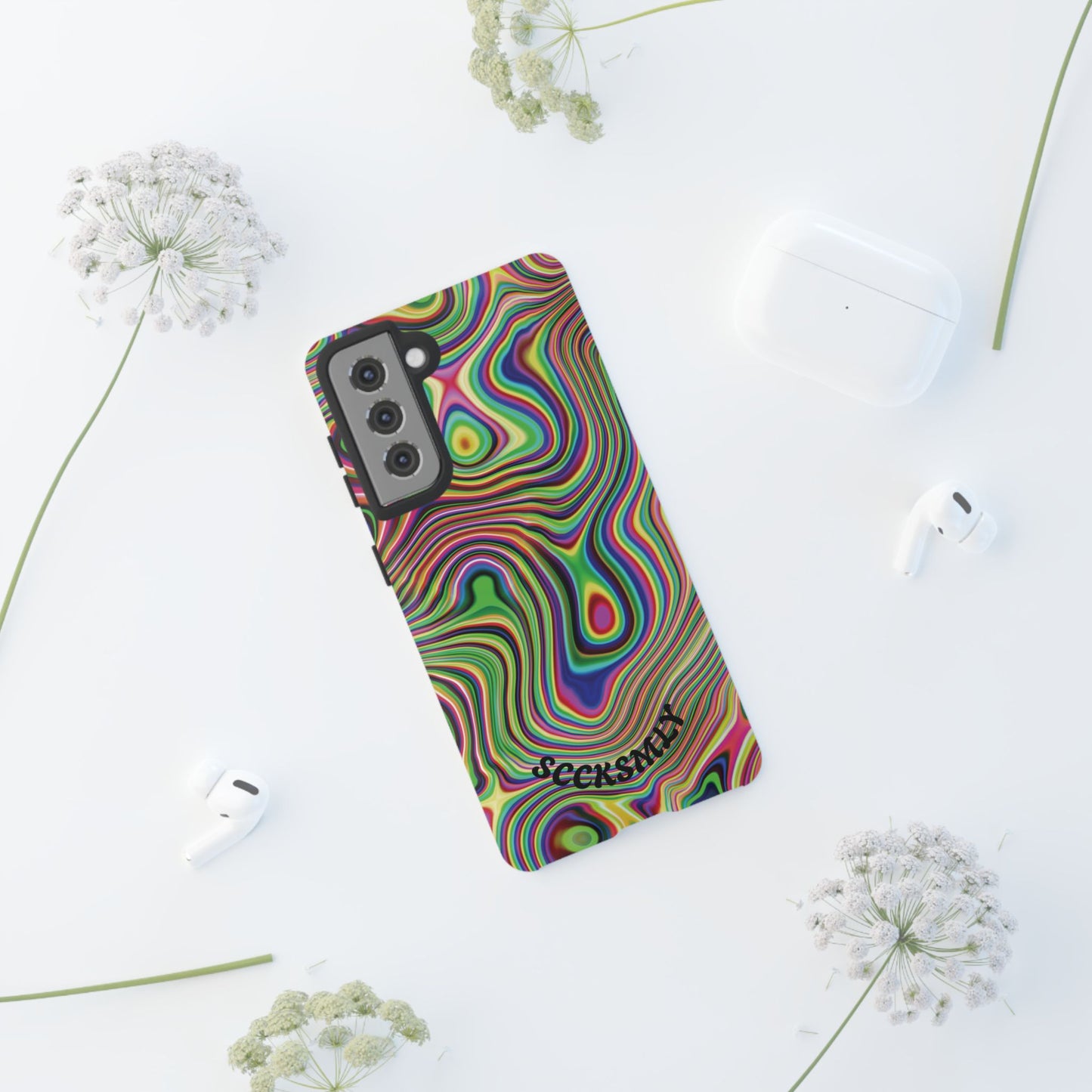 Acid Swirl Phone Case for Samsung