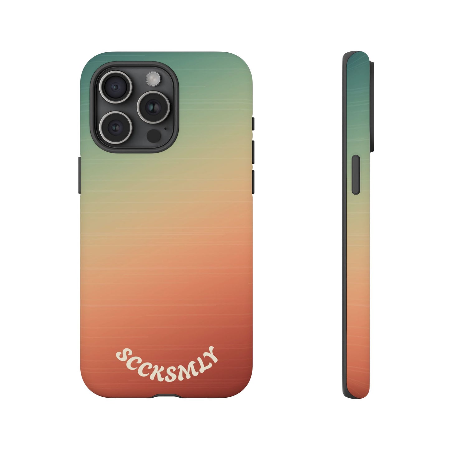 Warm Ombré Tough Phone Case for Apple