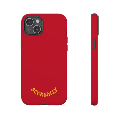 SOLID Calm Cherry Tough Case for Apple