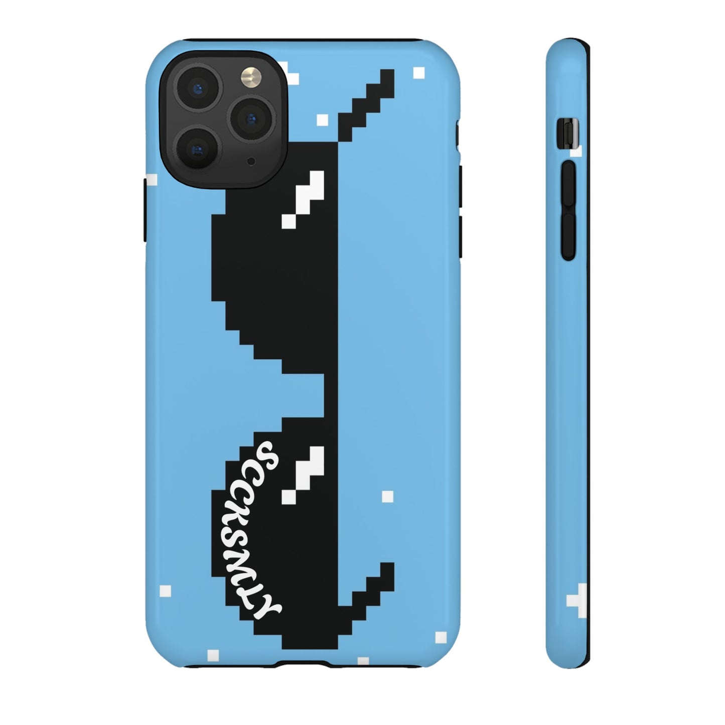 Pixel Glass Tough Phone Case for Apple