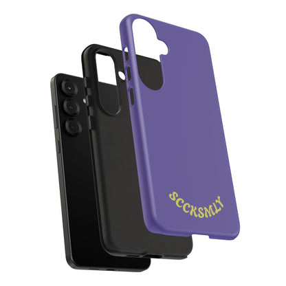 SOLID Dreamy Dusk Purple Tough Case for Samsung