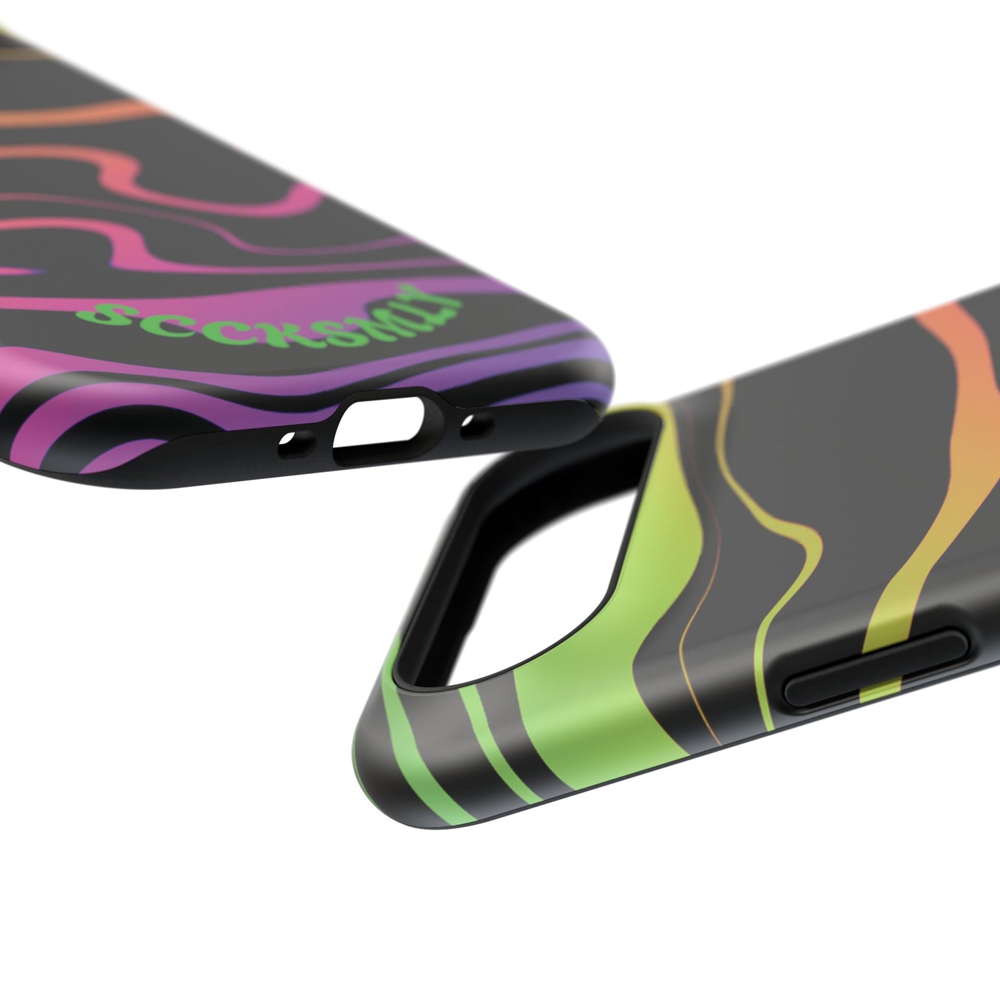 Dark Rainbow Phone Case for Apple