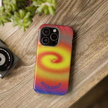 Toxic Spiral Tough Phone Case for Apple