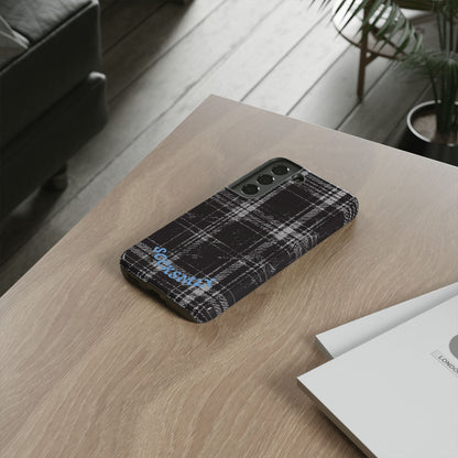 Smoky Grungy Plaid Phone Case for Samsung