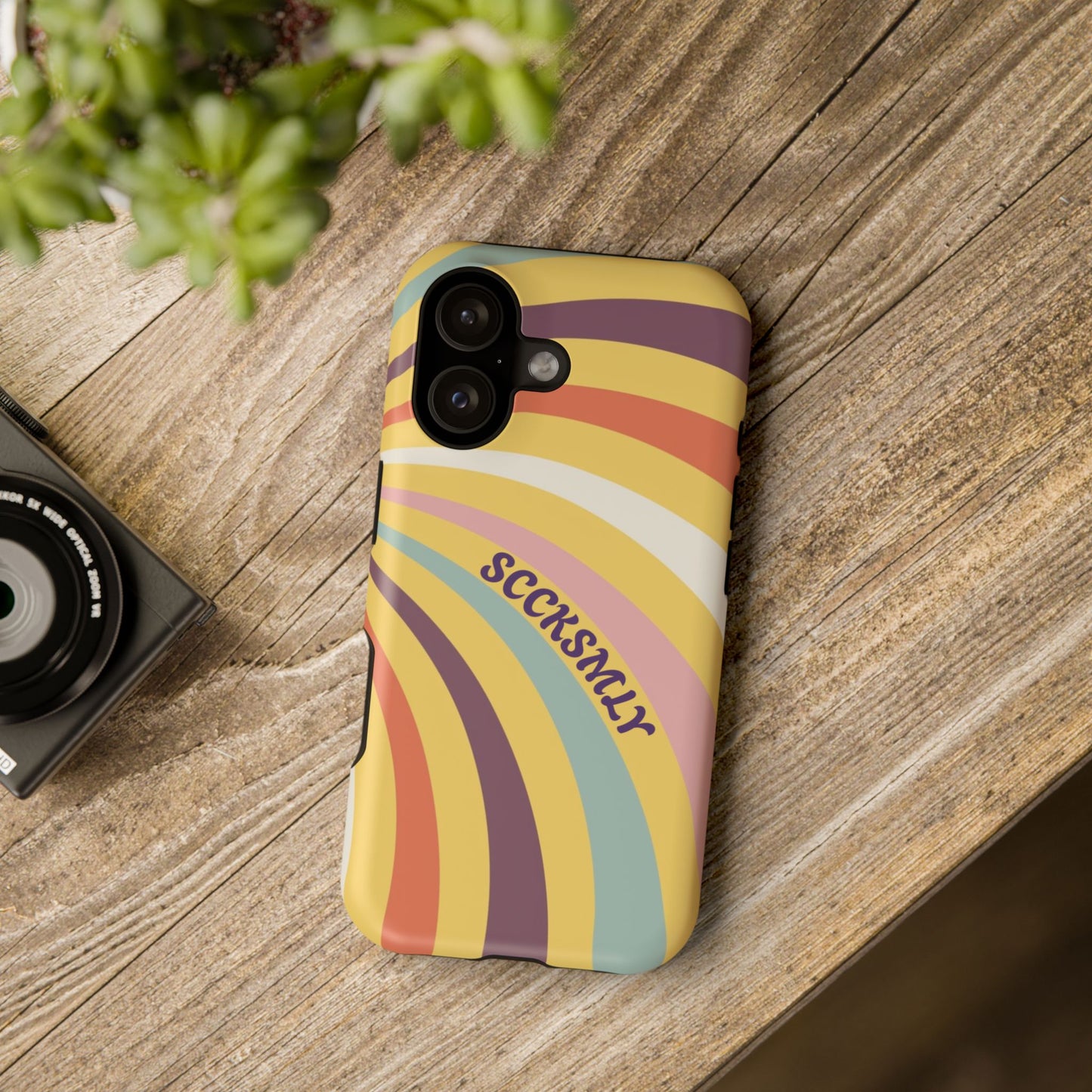 Vintage Groove Phone Case for Apple