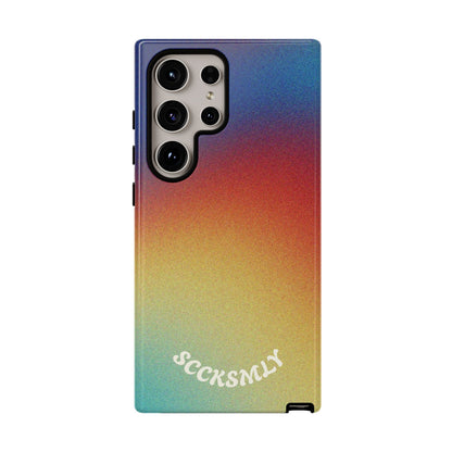 Faded Sunset Aura Tough Phone Case for Samsung