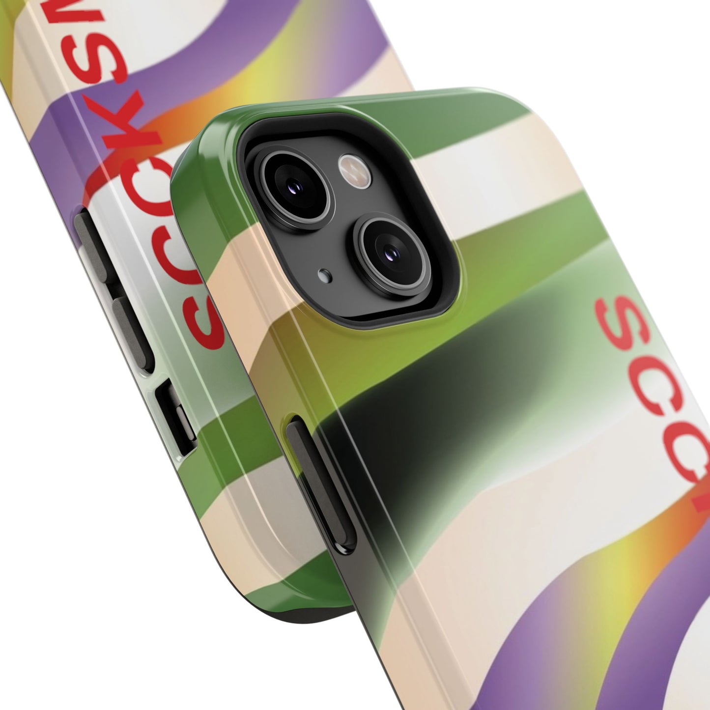 Green Waves Phone Case for "IOS or Apple"