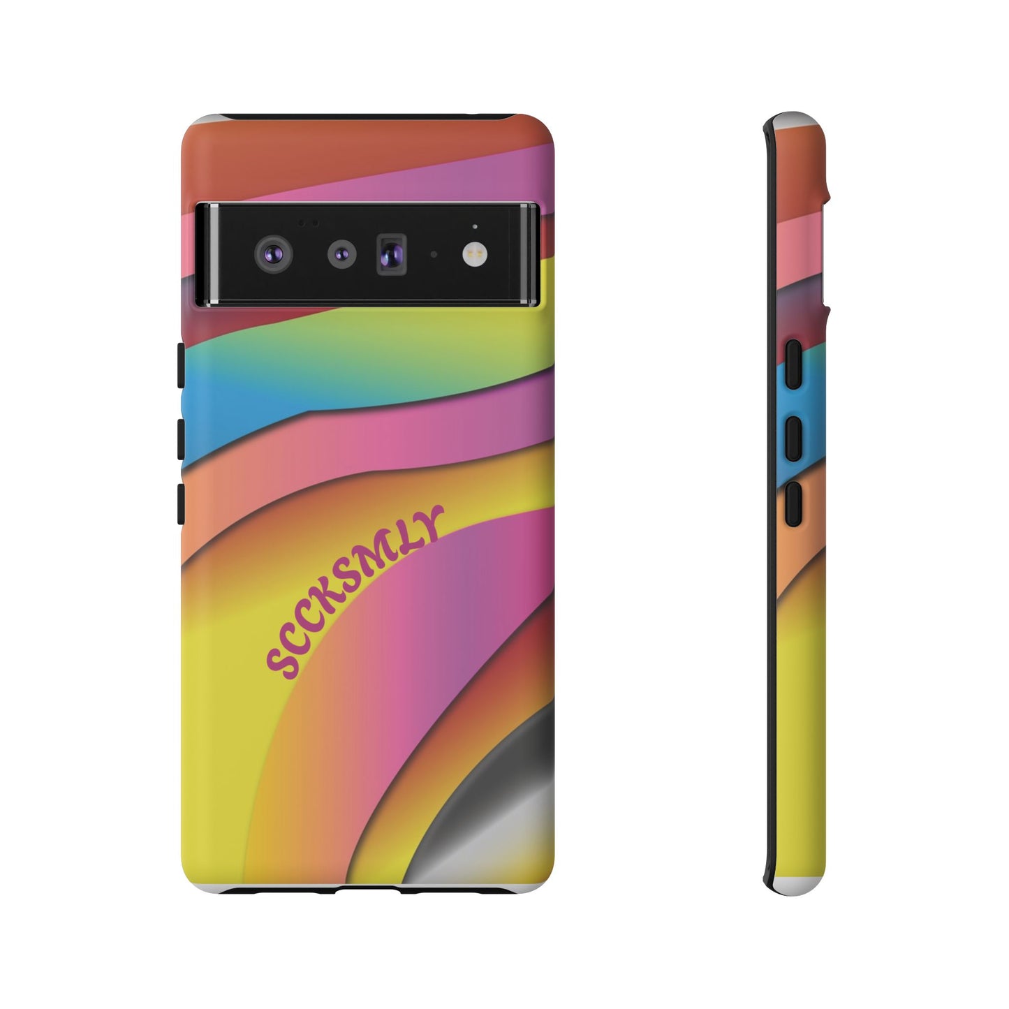 Modern Retro Rainbow Phone Case for Google Pixel