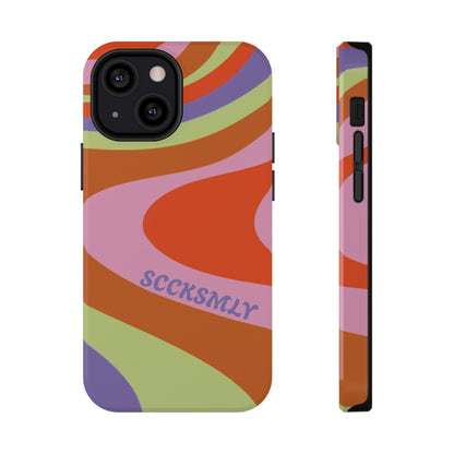 Curvy Swirl Phone Case for Apple