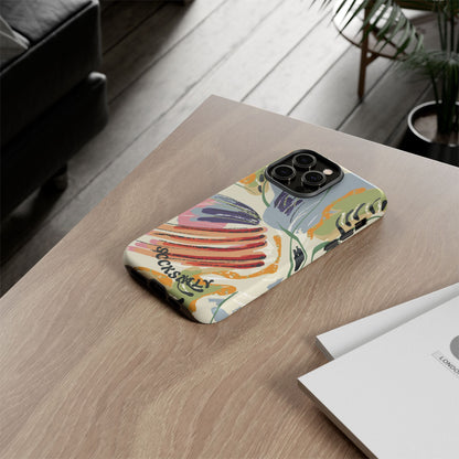 Botanical Strokes Palette Tough Phone Case for Apple