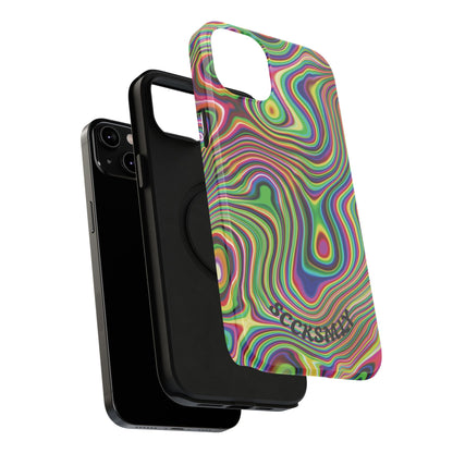 Acid Swirl Phone Case for Apple