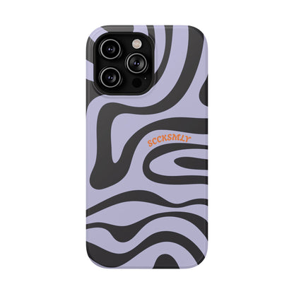 Purple Swirl Phone Case for Apple
