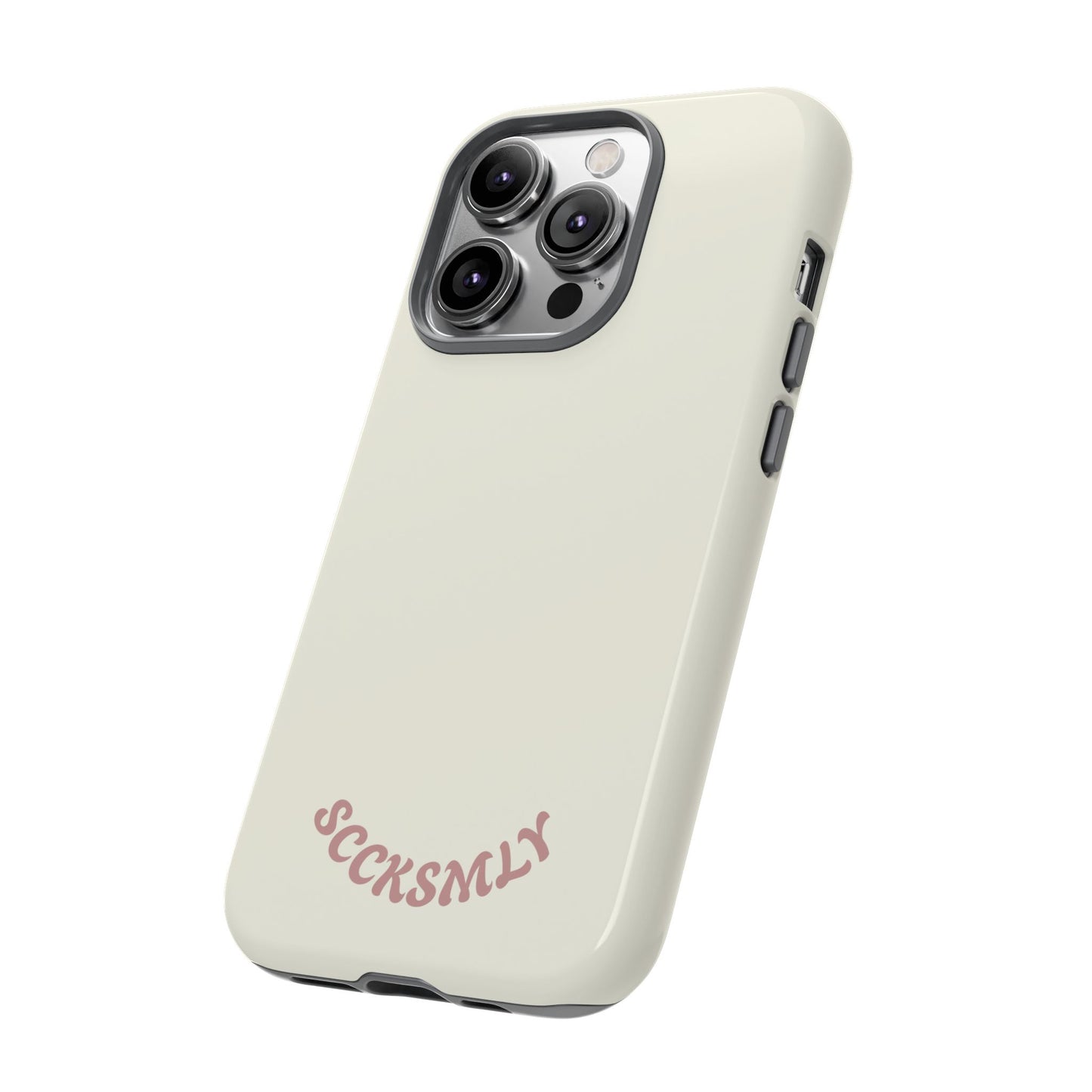 Sweet Oat Milk Tough Phone Case for Apple