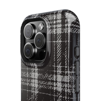 Smoky Grungy Plaid Phone Case for Apple
