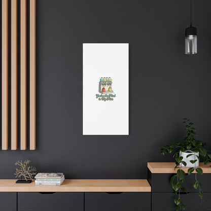 You’re the Fried to My Fries Canvas | Retro Diner Matchbook, Pantry Label Art