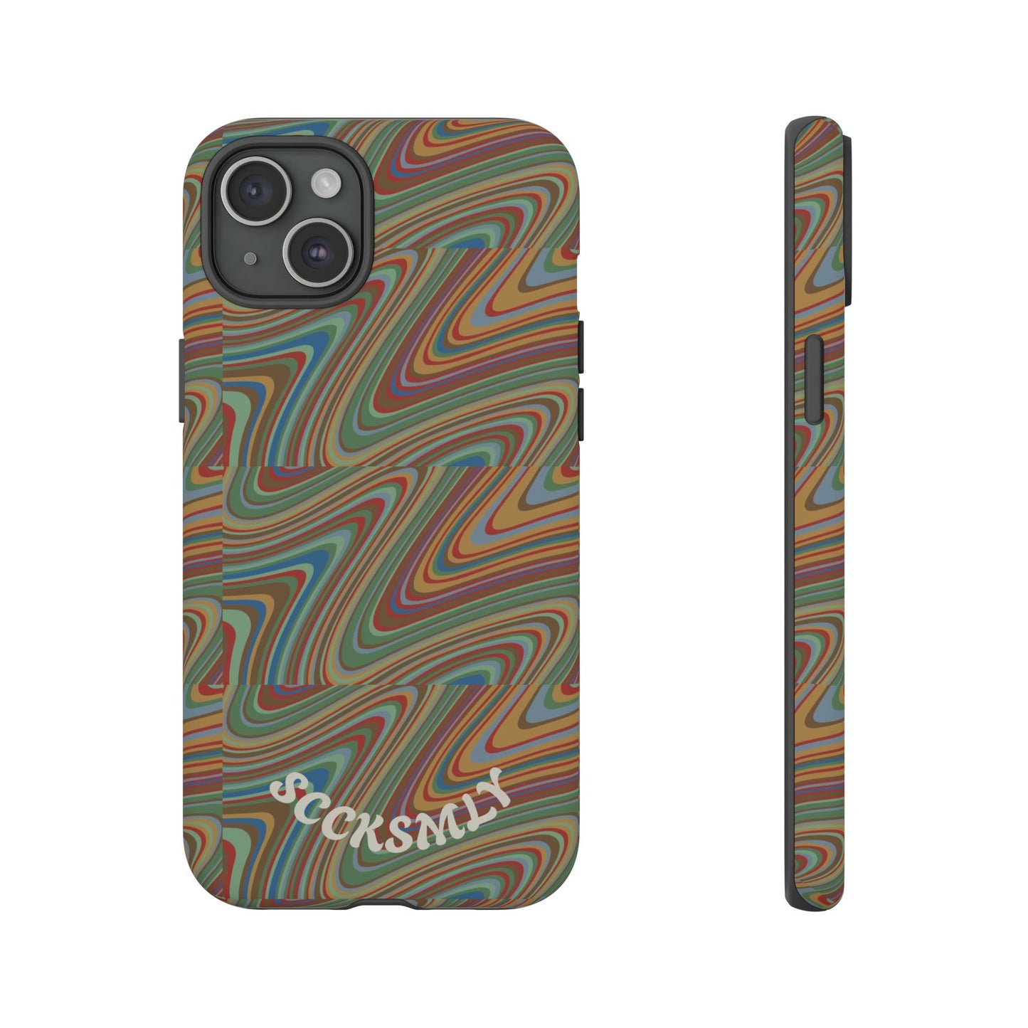 Earthly Waves Tough Phone Case for Apple