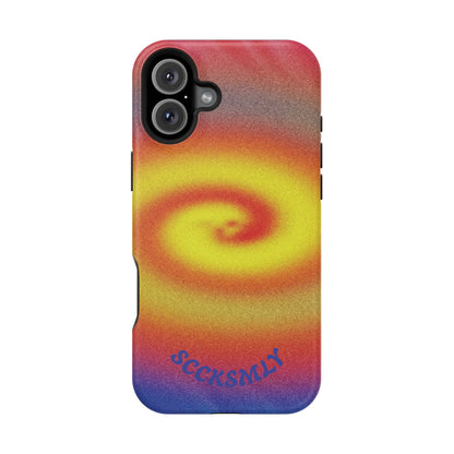 Toxic Spiral Tough Phone Case for Apple