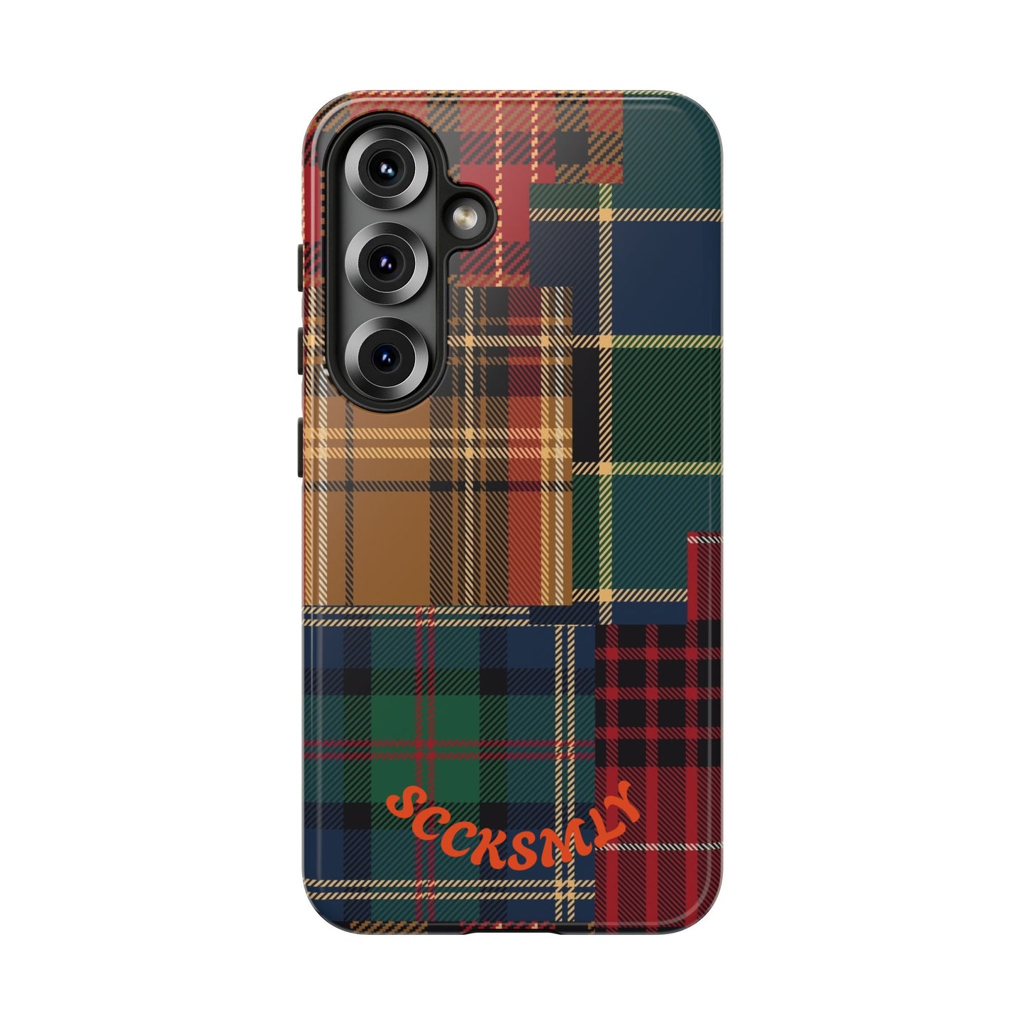 Heritage Hues Patchwork Tough Phone Case for Samsung