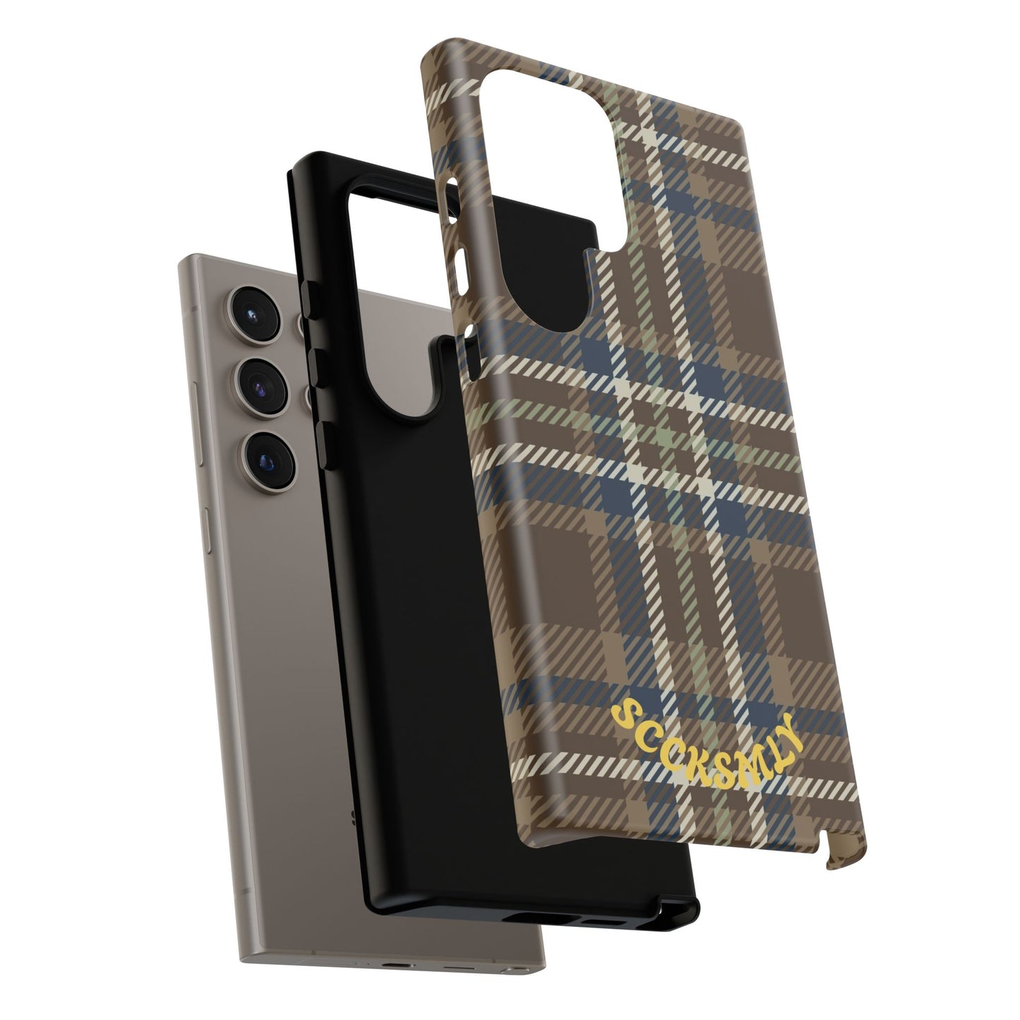 Earth and Sky Plaid Phone Case for Samsung