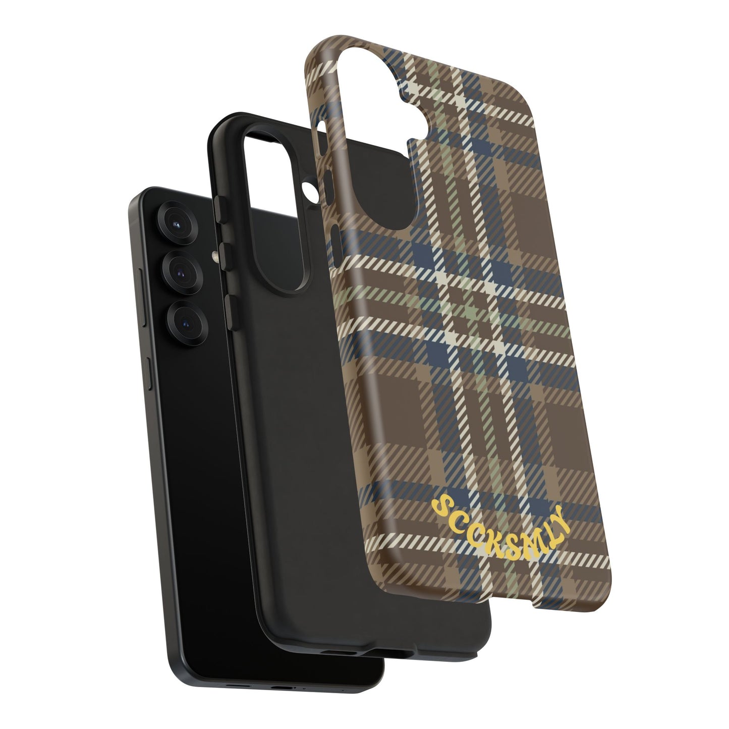 Earth and Sky Plaid Phone Case for Samsung