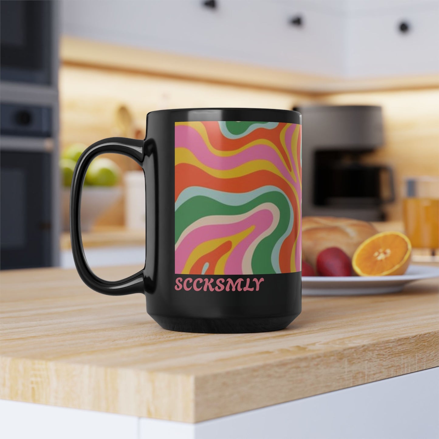 Mug Daydream Drip 15 oz Black