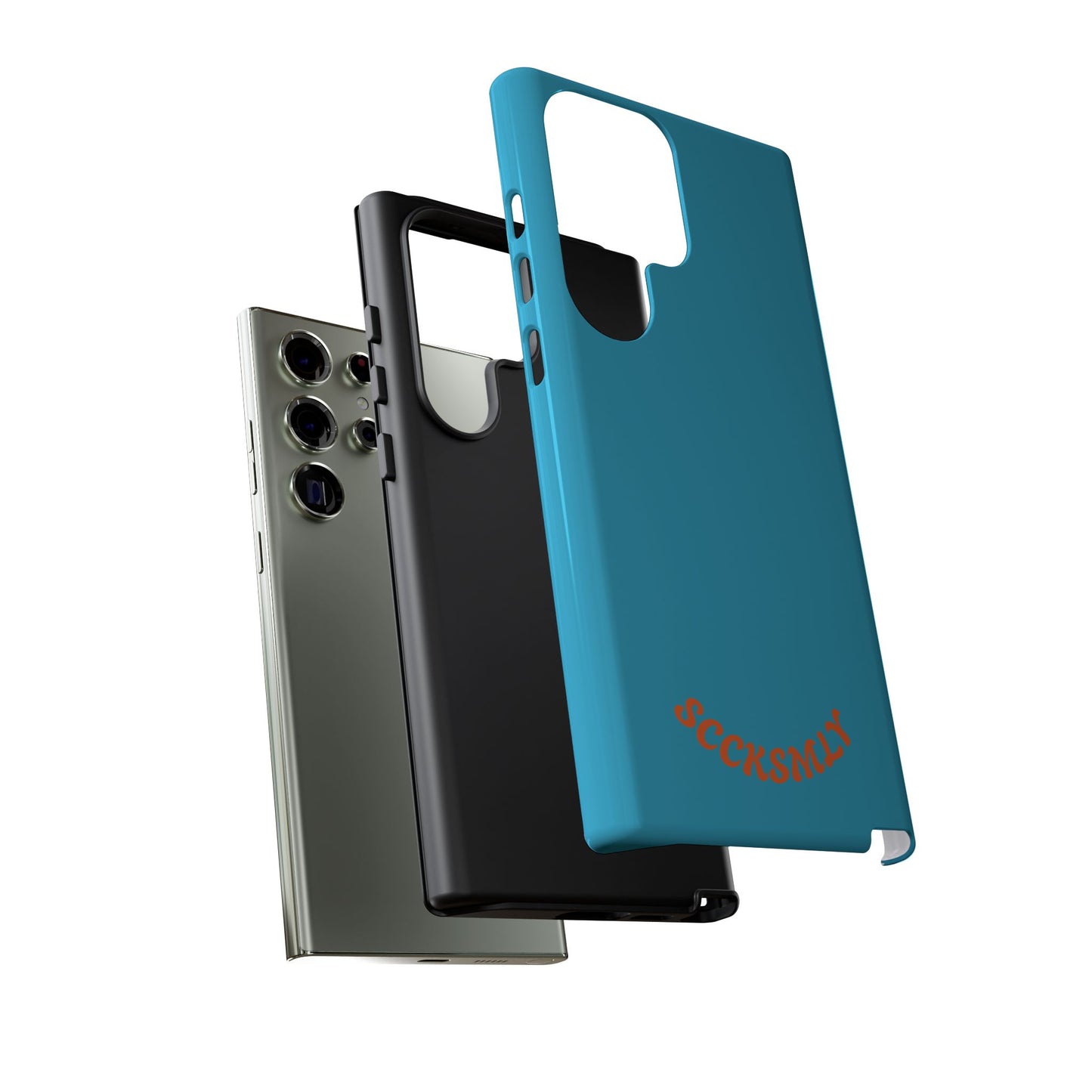 SOLID Blue Spook Tough Case for Samsung