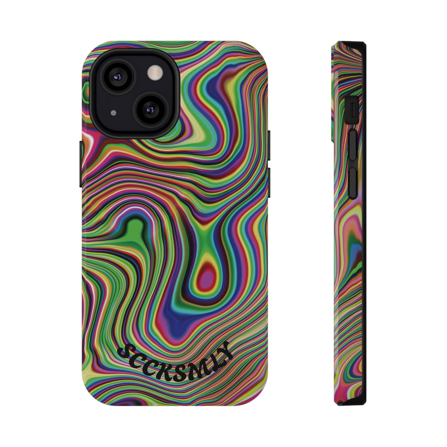Acid Swirl Phone Case for Apple