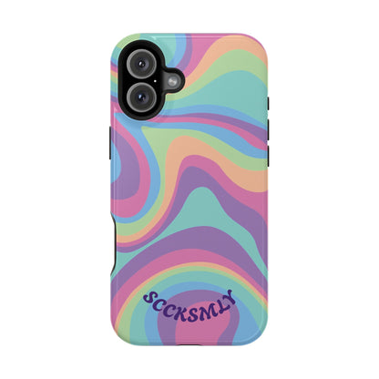 Pastel Swirl Phone Case for Apple